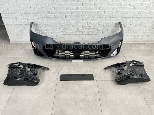 Комплект обвісу M paket LCI BMW 3 series G20 2023+ (передній/задній бампер, пороги, насадки на труби, жалюзі, ніздрі) артикул 10529