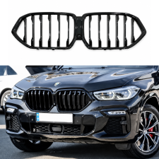 Решітка радіатора ніздрі M-Performance для BMW X6 G06 2019- чорний глянець