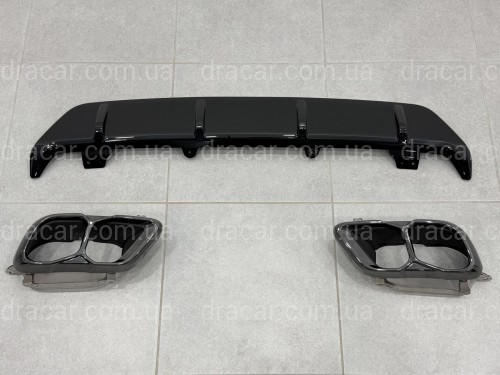 Комплект обвісу M paket LCI Paradigm для BMW X6 G06 2023+, колір чорний глянець артикул 9760