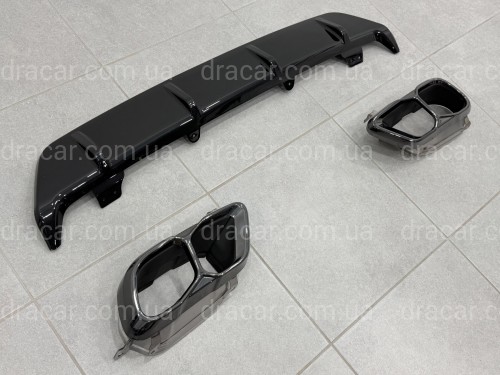 Комплект обвісу M paket LCI Paradigm для BMW X6 G06 2023+, колір чорний глянець артикул 9760