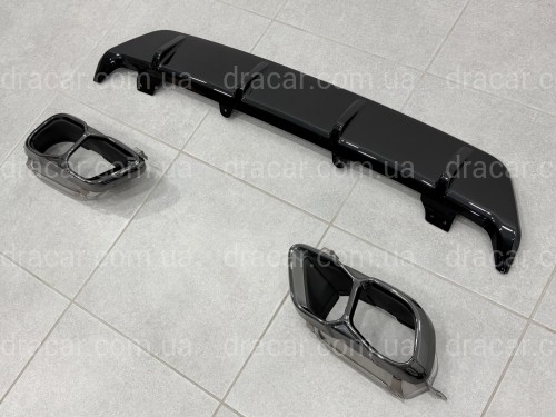 Комплект обвісу M paket LCI Paradigm для BMW X6 G06 2023+, колір чорний глянець артикул 9760