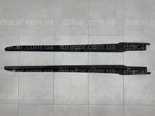 Леза під пороги Paradigma BMW X3 G01 X3M F97 / X4 G02 F98 2018-2024 2шт. ABS пластик, колір чорний глянець артикул 10612