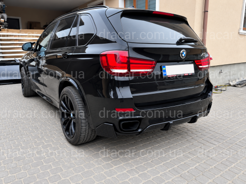 Обвіс губа заднього бампера M-Perfomance для BMW X5 F15 2013-2018 ЧОРНИЙ ГЛЯНЕЦЬ артикул 9670