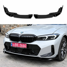Обвіс накладка переднього бампера BMW 3 series G20 G21 LCI 2022+ чорний глянець