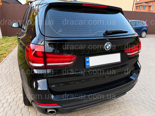 Спойлер під скло (нижній) BMW X5 F15 2013-2018 ABS пластик колір, чорний глянець артикул 9139