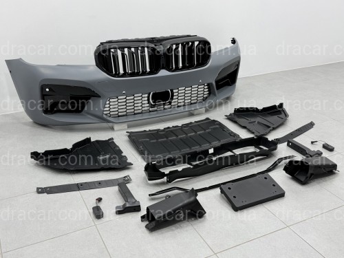 Комплект обвісу M5 F90 LCI BMW 5 series G30 2020+ (передній / задній бампер, пороги, насадки на труби, жалюзі, ніздрі) артикул 10574