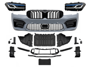 Комплект рестайлінгу передньої частини в стилі M5 LCI 2020+ для BMW 5 series G30 G31 2016-2020 з фарами BMW Laser