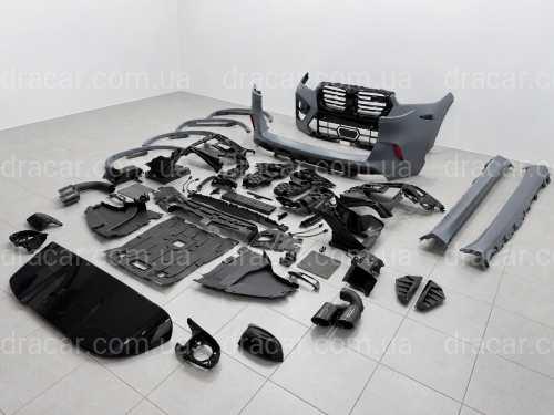 Комплект обвісу X5M F95 BMW для G05 2023-2025 (бампера у зборі, пороги, арки, ніздрі, корпуса дзеркал, зябра, спойлер) артикул 10660