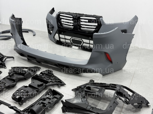 Комплект обвісу X5M F95 BMW для G05 2023-2025 (бампера у зборі, пороги, арки, ніздрі, корпуса дзеркал, зябра, спойлер) артикул 10660