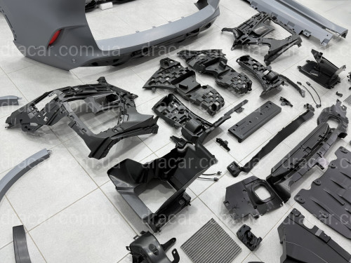 Комплект обвісу X5M F95 BMW для G05 2023-2025 (бампера у зборі, пороги, арки, ніздрі, корпуса дзеркал, зябра, спойлер) артикул 10660