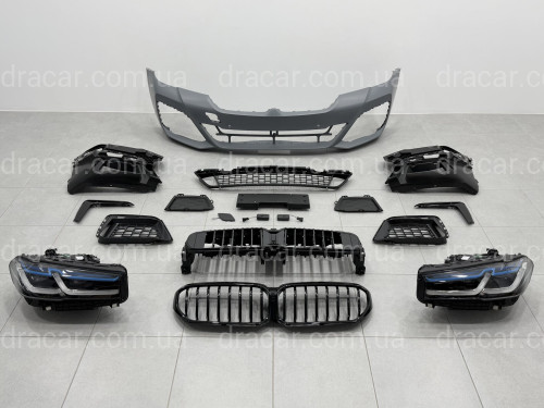Комплект обвісу рестайлінг M paket LCI 2020+ для BMW 5 series G30 2016-2020 з фарами BMW Laser артикул 8018