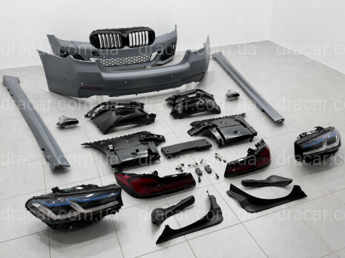 Комплект обвісу рестайлінг M paket LCI 2020+ для BMW 5 series G30 2016-2020 з фарами BMW Laser артикул 8018