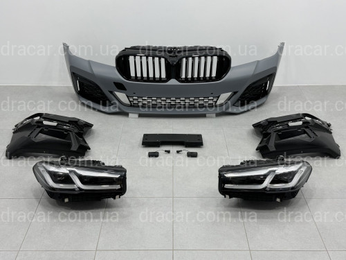 Комплект обвісу рестайлінг M paket LCI 2020+ для BMW 5 series G30 2016-2020 з фарами BMW LED артикул 10661
