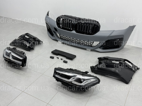 Комплект обвісу рестайлінг M paket LCI 2020+ для BMW 5 series G30 2016-2020 з фарами BMW LED артикул 10661