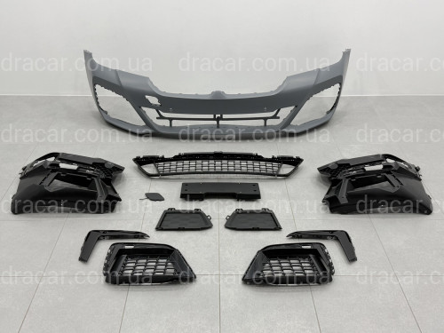 Комплект обвісу M paket LCI для BMW 5 series G30 2020-2023 (передній / задній бампер, пороги) артикул 8444