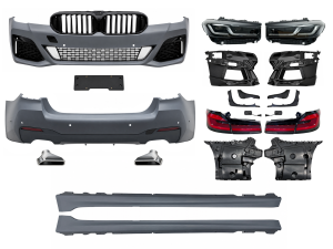 Комплект обвісу рестайлінг M paket LCI 2020+ для BMW 5 series G30 2016-2020 з фарами Shadow Line