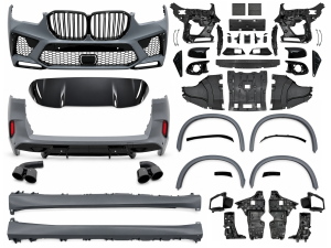Комплект обвісу X5M F95 BMW для G05 2018-2022 (бампера у зборі, пороги, арки, ніздрі, корпуса дзеркал, зябра, спойлер)
