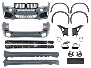 Комплект обвісу M-Tech для BMW X5 F15 (передній/задній бампер, пороги, арки, труби)
