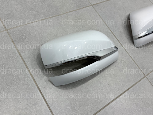 Кришки накладки дзеркал Lexus LX 570/450D 2016-2021 GX 460 2009-2023 перламутр білий 2шт. артикул 10723