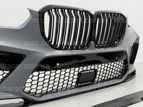 Передній бампер X5M F95 з решіткою для BMW G05 2018-2022 артикул 10731