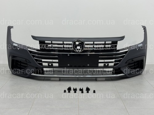 Передній бампер у зборі R-Line Volkswagen Arteon 2017- артикул 8343