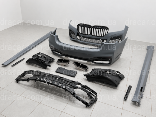 Комплект обвісу з решіткою M760 BLACK для BMW 7 series G12 2019-2022 артикул 10742