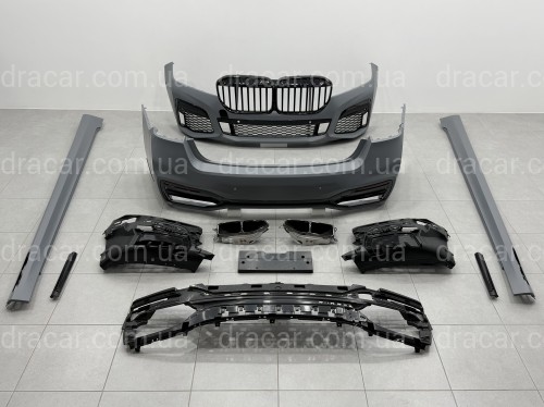 Комплект обвісу з решіткою M760 BLACK для BMW 7 series G12 2019-2022 артикул 10742