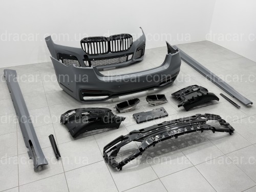 Комплект обвісу з решіткою M760 BLACK для BMW 7 series G12 2019-2022 артикул 10742