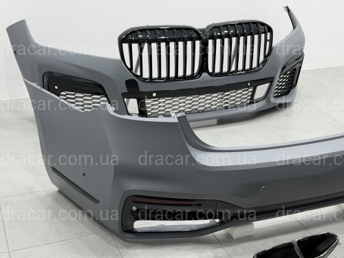 Комплект обвісу з решіткою M760 BLACK для BMW 7 series G12 2019-2022 артикул 10742