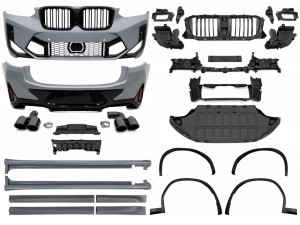 Обвіс X4M F98 LCI до BMW X4 G02 F98 2022-2024 (бампера в зборі, арки, пороги, молдинги, вих. труби)