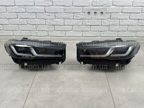 Фари Full LED Shadow line для BMW 5 series G30 G31 2020-2023 комплектні з блоками 2шт артикул 10552