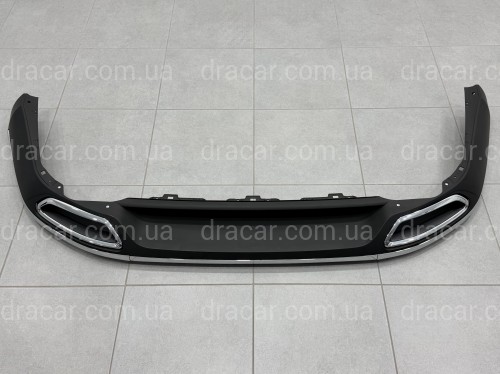 Дифузор накладка заднього бампера R-Line для Volkswagen Arteon 2017+ артикул 10847