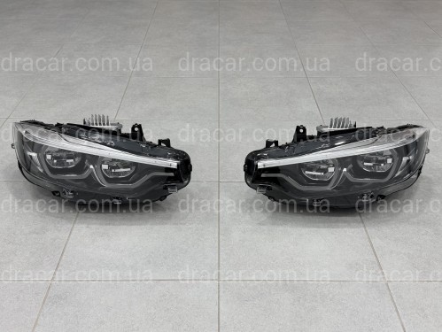 FULL LED фари для BMW 4 series F32 F33 F36 F80 2013-2016 2шт. 2 РЕЖИМА ДХВ КСЕНОН АПГРЕЙД В LED артикул 8860