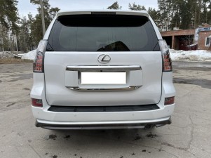 Спідниця заднього бампера Lexus GX 460 2014-2021 сірий колір 