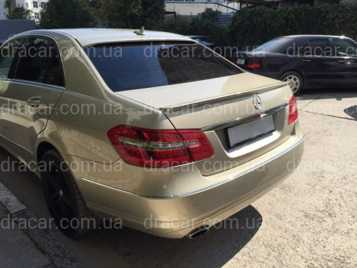 Спойлер ліп на багажник Mercedes W212 2009-2016 ABS пластик артикул 3897