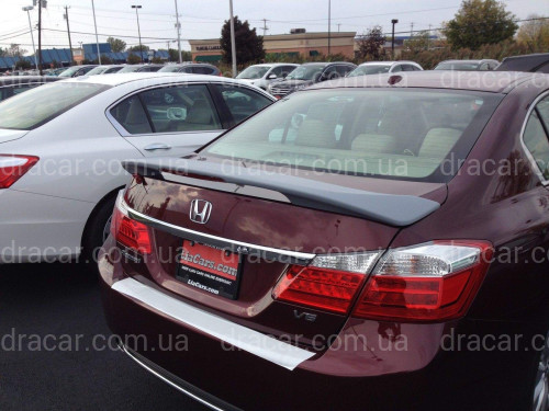 Спойлер на багажник Honda Accord CL 9 2012 із стоп сигналом ABS пластик артикул 3893