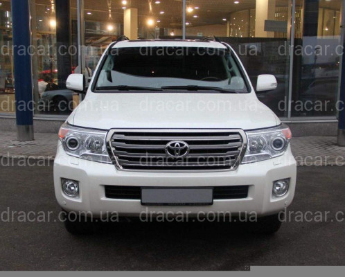 Решітка радіатора дизайн рестайлінг 2012 Toyota Land Cruiser 200 2007-2015 сіра артикул 4076