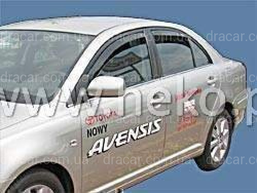 Дефлектори вікон вставні Heko Toyota Avensis 1997-2003 2 шт. перед артикул 4089