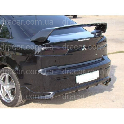 Спойлер на багажник EVO Lancer X 2007-2015 ABS пластик під фарбування артикул 107