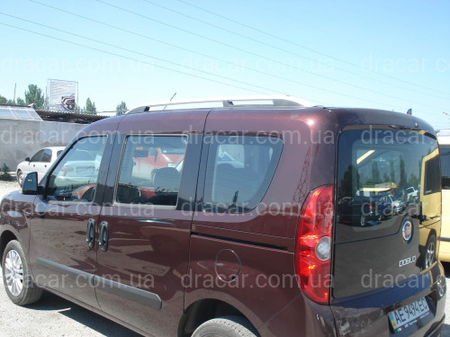 Рейлінги на дах модель CROWN Fiat Doblo II 2010- / Opel Combo 2011- КОРОТКА БАЗА, колір сірий мат артикул 1132