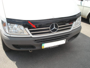 Хром накладки на решітку радіатора Mercedes-Benz Sprinter W901 2003-2006