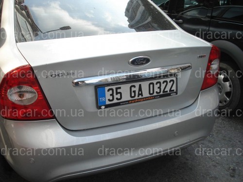 Хром накладка на планку багажника Ford Focus Sd 2005-2010 (нержавіюча сталь) артикул 1879