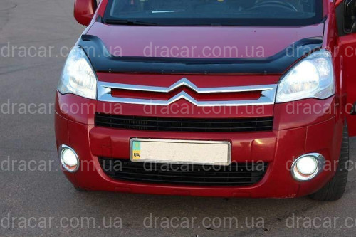 Дефлектор капота FLY Citroen Berlingo 2008-/Peugeot Partner 2008- артикул 2845
