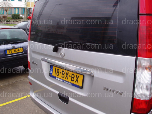 Хром накладка на планку багажника Mercedes-Benz Vito/Viano W639 2004-2014 ляда (нержавіюча сталь) артикул 1024