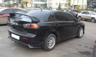 Спойлер на багажник EVO Lancer X 2007-2015 ABS пластик під фарбування
