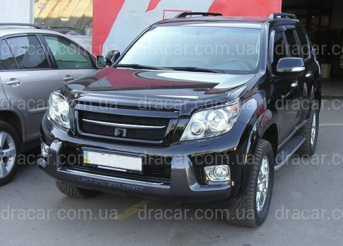 Хром накладки на передні протитуманні фари Toyota Land Cruiser Prado 150 2009-2013 артикул 3395