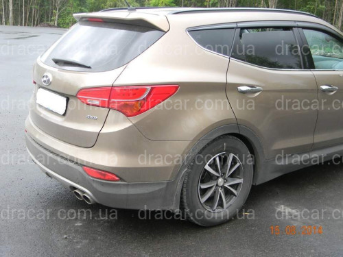 Дефлектори вікон Clover Hyundai Santa Fe 4 шт 2012- артикул 3849