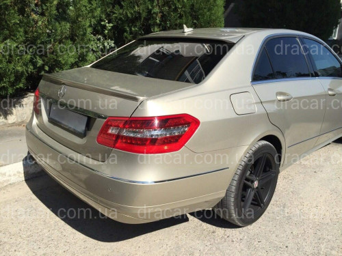Спойлер ліп на багажник Mercedes W212 2009-2016 ABS пластик артикул 3897