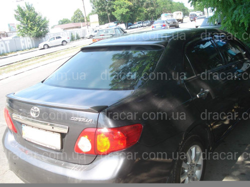 Козирок на скло Toyota Corolla 2007-2012 ABS пластик під фарбування артикул 612