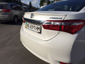 Спойлер ліп багажника Toyota Corolla 2013-2018 ABS пластик під фарбування